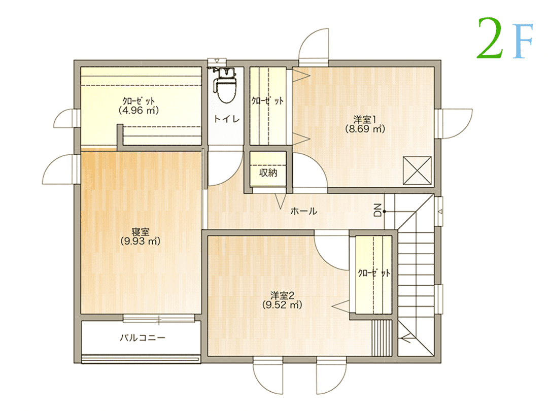 CLANAG(多賀城市八幡字庚田 2号地):間取り図01