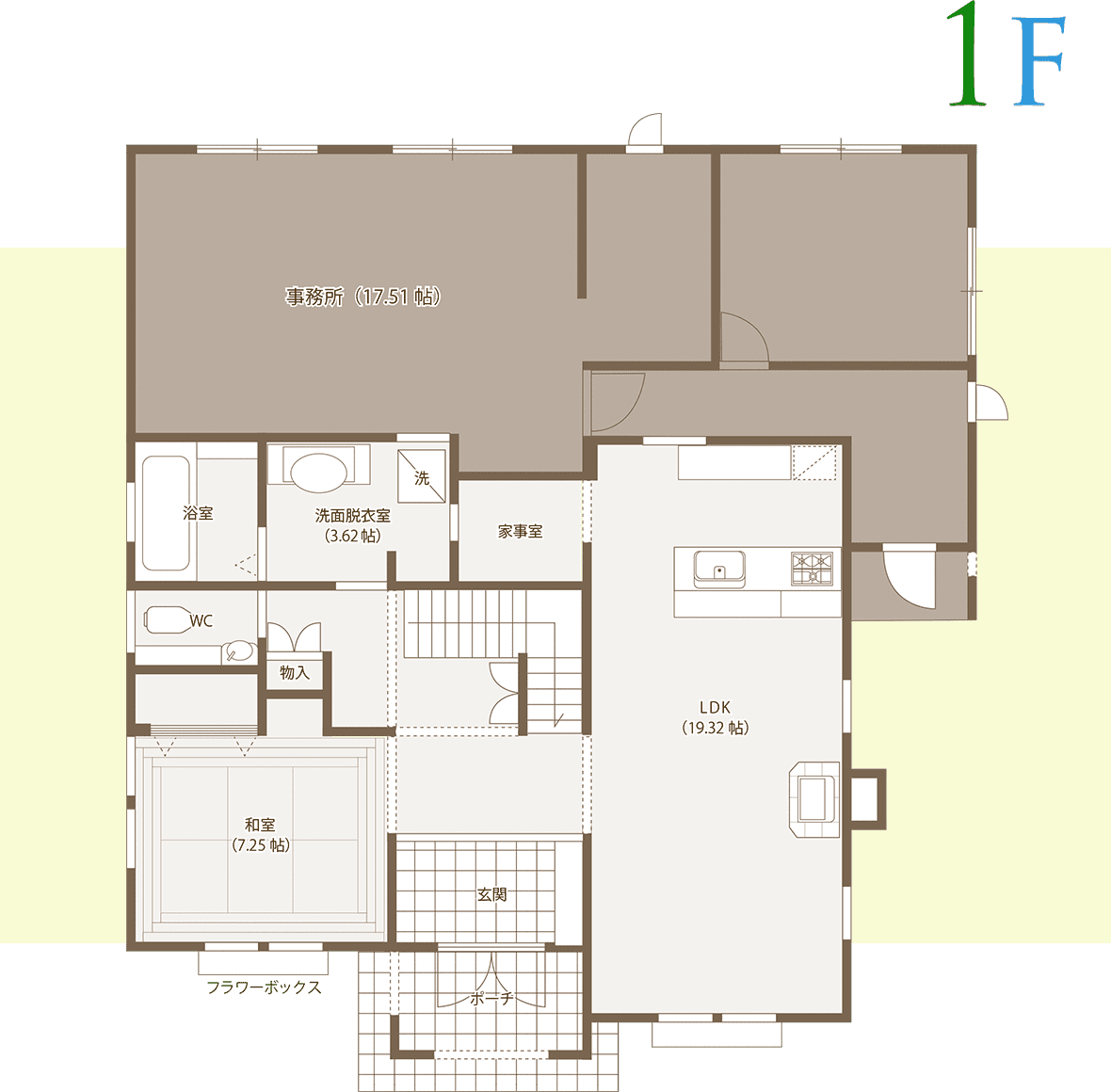 間取り図 1F